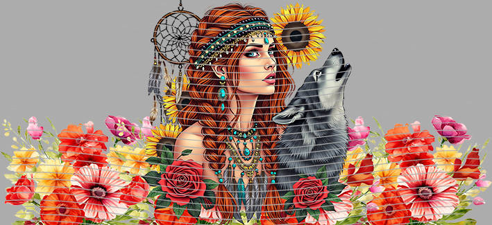 16oz Sunflower Girl-SU-261